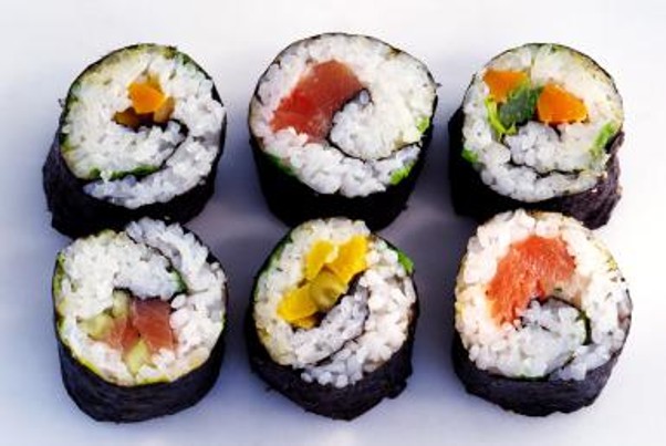 Sushi photograph correctly classified by the food-recognition model